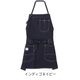 首掛けエプロン 胸当て／腰下エプロン 2WAYエプロン Lee LCK79006 カフェ・物販 制服 [全7色]【取り寄せ品】