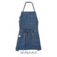 首掛けエプロン 胸当て／腰下エプロン 2WAYエプロン Lee LCK79006 カフェ・物販 制服 [全7色]【取り寄せ品】