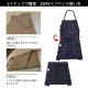 首掛けエプロン 胸当て／腰下エプロン 2WAYエプロン Lee LCK79006 カフェ・物販 制服 [全7色]【取り寄せ品】