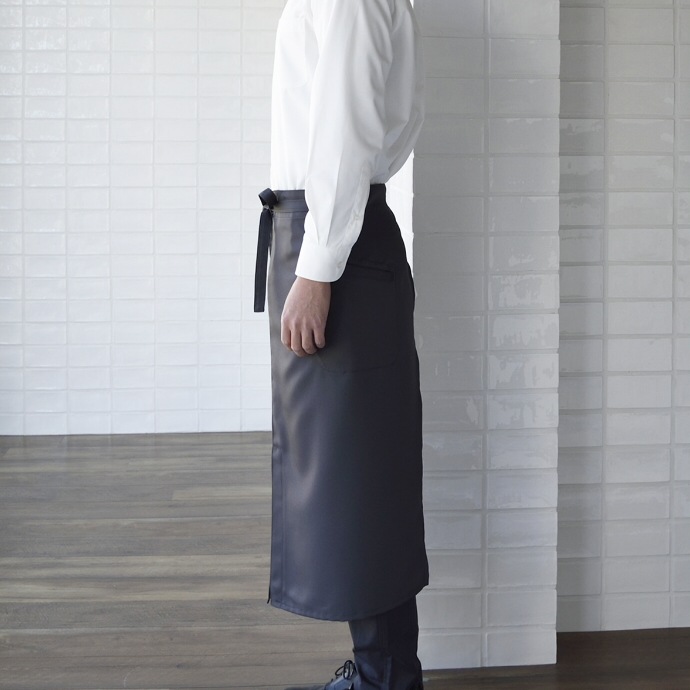 腰下エプロン ロング丈 78cm 制電 CT2365 セブンユニフォーム レストラン・接客 制服 [全9色] 【取り寄せ品】