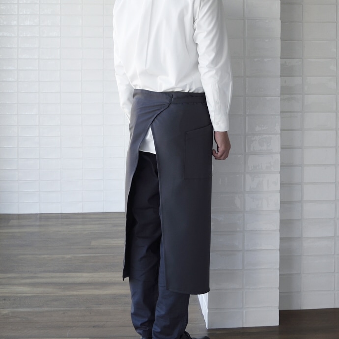 腰下エプロン ロング丈 78cm 制電 CT2365 セブンユニフォーム レストラン・接客 制服 [全9色] 【取り寄せ品】