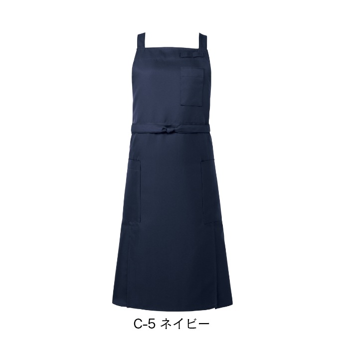 たすき掛けエプロン 撥水 防汚 テフロン加工 T-8616 アルベ  飲食店・サービス [全6色]【取り寄せ品】