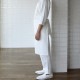 首掛けエプロン 撥水 綿100% オーガニックコットン QT7334 セブンユニフォーム 飲食・サービス 制服 [オフホワイト]【取り寄せ品】