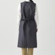 デニムエプロンドレス CS2348 セブンユニフォーム 飲食・サービス制服 [2色]【取り寄せ品】