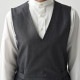 デニムエプロンドレス CS2348 セブンユニフォーム 飲食・サービス制服 [2色]【取り寄せ品】