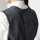 デニムエプロンドレス CS2348 セブンユニフォーム 飲食・サービス制服 [2色]【取り寄せ品】