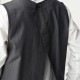 デニムエプロンドレス CS2348 セブンユニフォーム 飲食・サービス制服 [2色]【取り寄せ品】