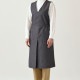 デニムエプロンドレス CS2348 セブンユニフォーム 飲食・サービス制服 [2色]【取り寄せ品】