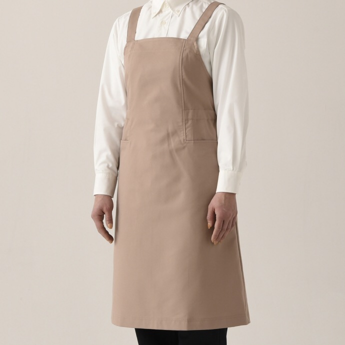 エプロンドレス 制電 S～3L ツイル CS2322 セブンユニフォーム 飲食・接客・サービス 制服 [2色]【取り寄せ品】