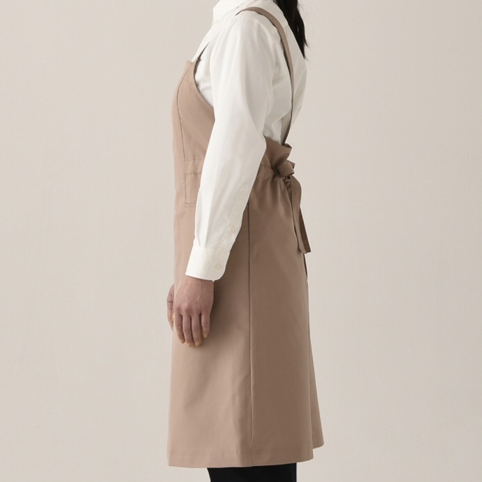 エプロンドレス 制電 S～3L ツイル CS2322 セブンユニフォーム 飲食・接客・サービス 制服 [2色]【取り寄せ品】