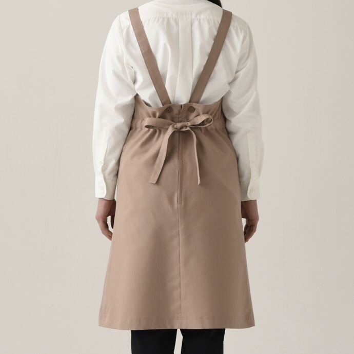 エプロンドレス 制電 S～3L ツイル CS2322 セブンユニフォーム 飲食・接客・サービス 制服 [2色]【取り寄せ品】