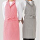 エプロンドレス SR加工 吸水 速乾 レディース ギンガムチェック CS2344 セブンユニフォーム 飲食・カフェ・レストラン・清掃 制服 [2色]【取り寄せ品】