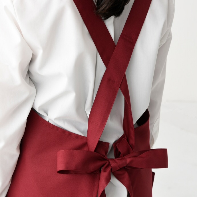 たすき掛けエプロン 制電 CT2566 セブンユニフォーム 飲食・物販・清掃 制服 [全10色]【取り寄せ品】
