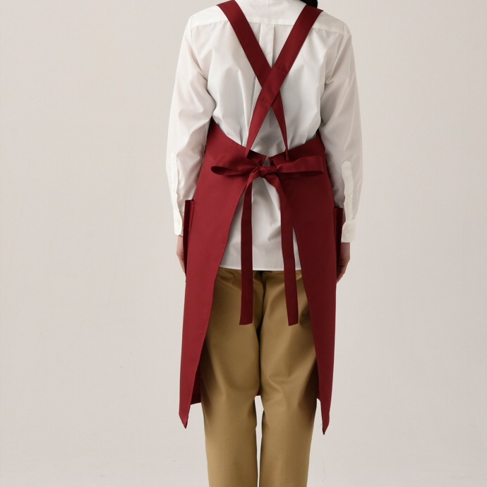 たすき掛けエプロン 制電 CT2566 セブンユニフォーム 飲食・物販・清掃 制服 [全10色]【取り寄せ品】