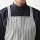 たすき掛けエプロン CT2371 吸水 速乾 SR加工 ストライプ セブンユニフォーム 飲食店・ベーカリー・カフェ 制服 [全4色]【取り寄せ品】