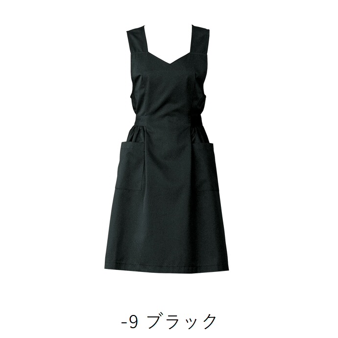 エプロンドレス 制電 S～3L CS2337 セブンユニフォーム 接客・サービス制服 [全2色]【取り寄せ品】