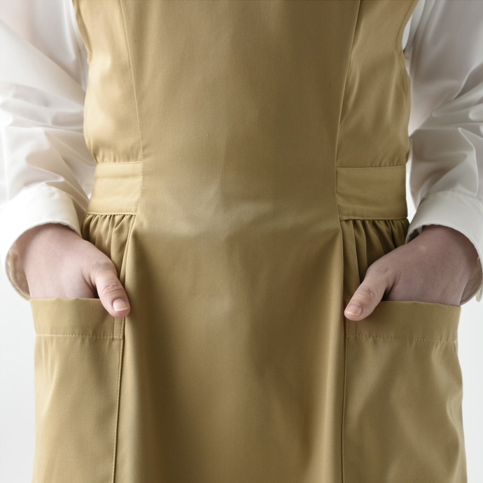 エプロンドレス 制電 S～3L CS2337 セブンユニフォーム 接客・サービス制服 [全2色]【取り寄せ品】