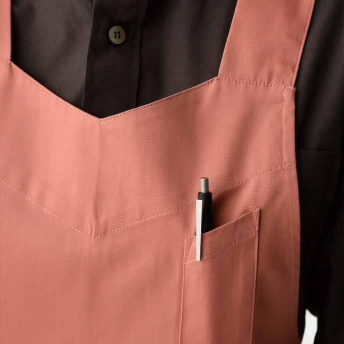 たすき掛けエプロン 制菌 制電 CT2515 セブンユニフォーム 飲食・サービス制服 飲食制服 [全４色]【取り寄せ品】