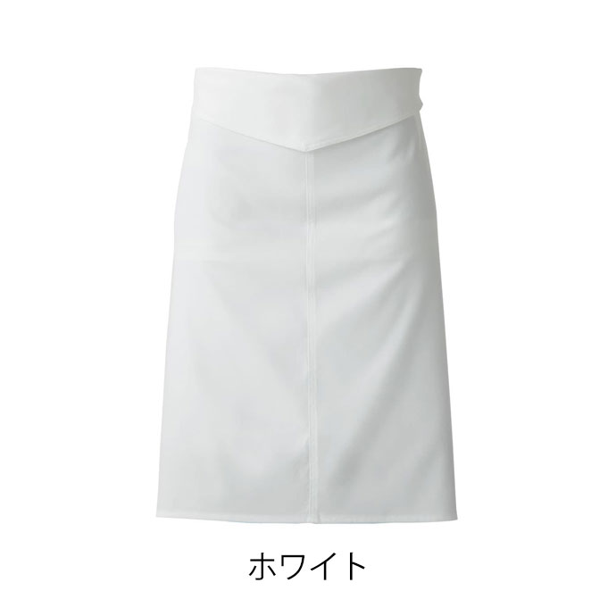 ソムリエエプロン ミドル丈 62cm 二重織 綿100% 制菌 制電 ストレッチ QT7374 セブンユニフォーム 飲食・サービス 制服 [全7色]【取り寄せ品】