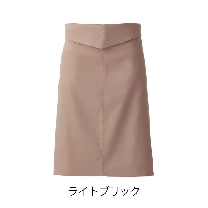 ソムリエエプロン ミドル丈 62cm 二重織 綿100% 制菌 制電 ストレッチ QT7374 セブンユニフォーム 飲食・サービス 制服 [全7色]【取り寄せ品】