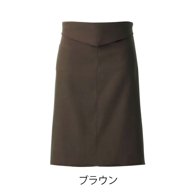 ソムリエエプロン ミドル丈 62cm 二重織 綿100% 制菌 制電 ストレッチ QT7374 セブンユニフォーム 飲食・サービス 制服 [全7色]【取り寄せ品】