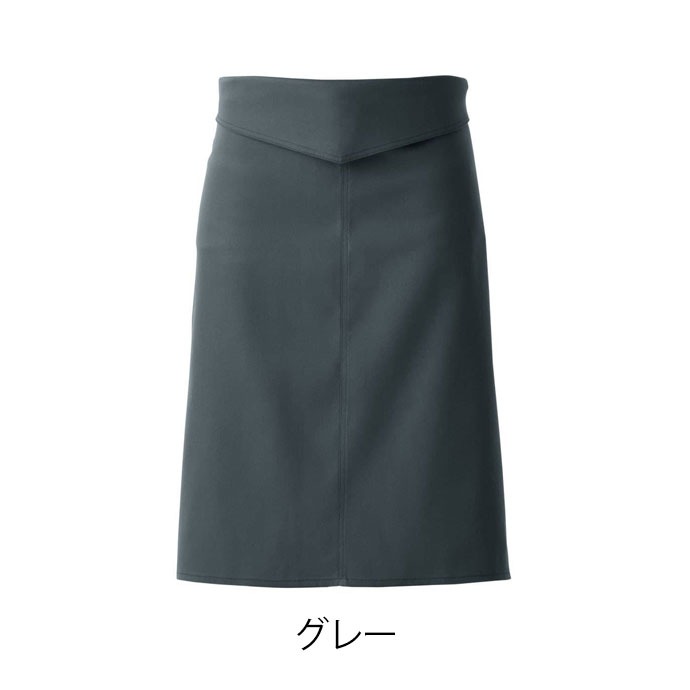 ソムリエエプロン ミドル丈 62cm 二重織 綿100% 制菌 制電 ストレッチ QT7374 セブンユニフォーム 飲食・サービス 制服 [全7色]【取り寄せ品】