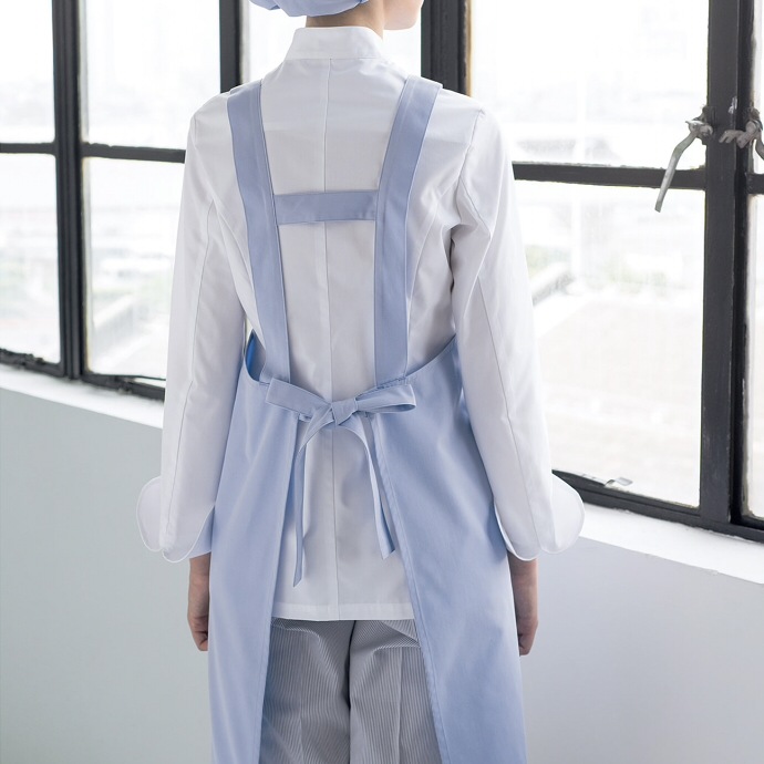 H型エプロン 制菌 ポケットなし CT2378 セブンユニフォーム 飲食・サービス制服 [全5色]【取り寄せ品】