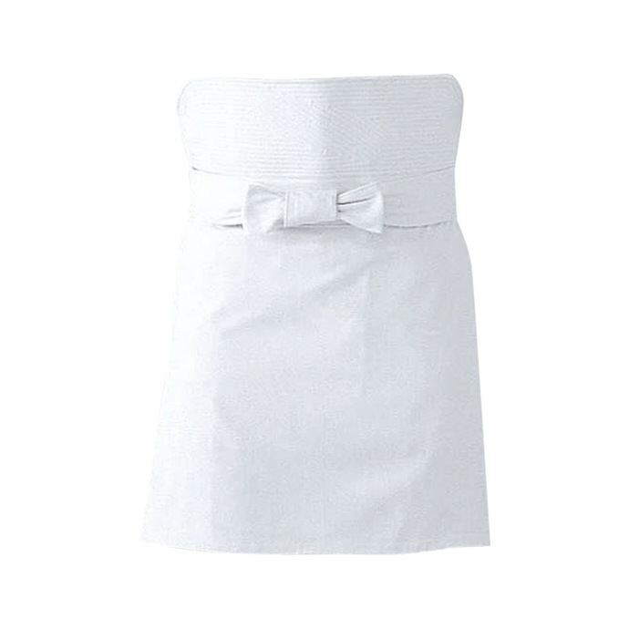 サシコ前掛 綿100％ TT8601 セブンユニフォーム 飲食・サービス制服 [ホワイト]【取り寄せ品】