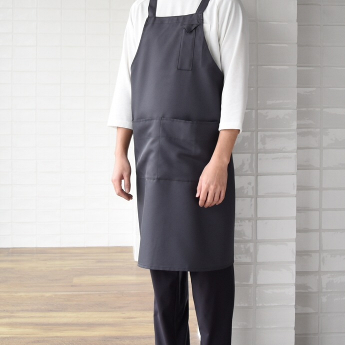 H型エプロン 制電 CT2354 セブンユニフォーム 飲食・サービス制服 [全10色]【取り寄せ品】