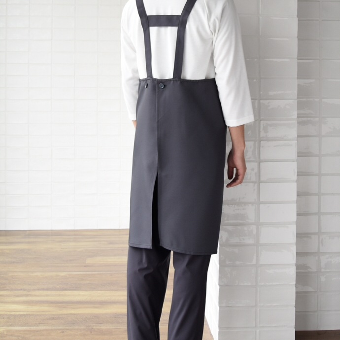 H型エプロン 制電 CT2354 セブンユニフォーム 飲食・サービス制服 [全10色]【取り寄せ品】
