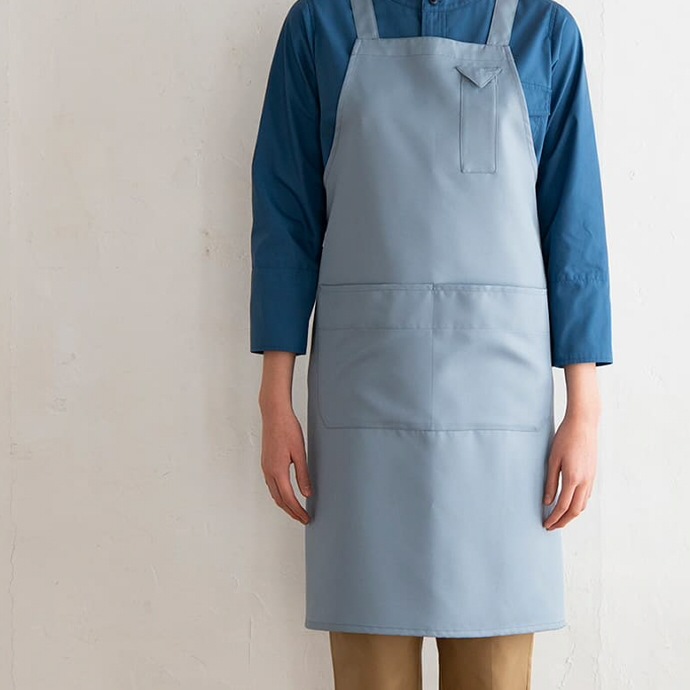 H型エプロン 制電 CT2354 セブンユニフォーム 飲食・サービス制服 [全10色]【取り寄せ品】