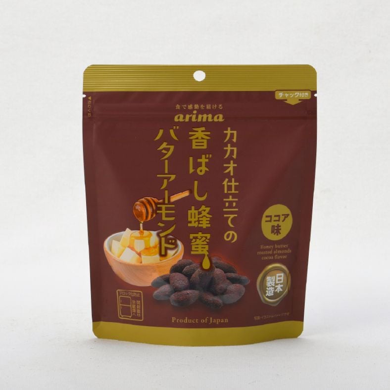 香ばし蜂蜜バターアーモンドココア味　内容量140gに変更されました