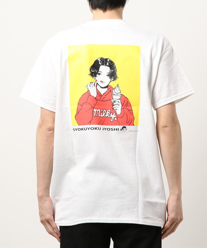 【ARTIMATION×MILKY×食欲女子】GIRL’S MILKY TEE　AMFJ001