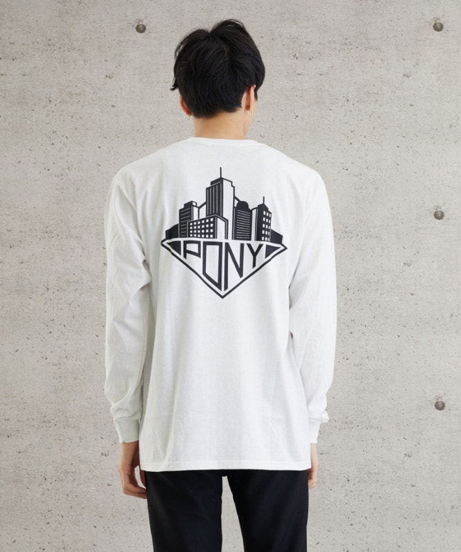 【PONY/ポニー】 CITY GRAPHIC L/S TEE