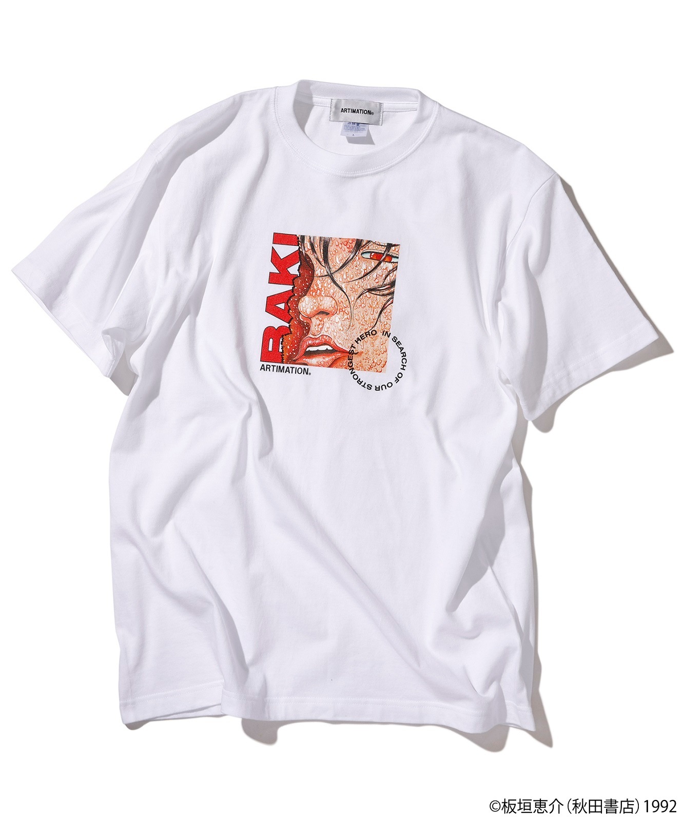 数量限定〉【刃牙×ARTIMATION】 「FACE UP S/S TEE」 AMBK004