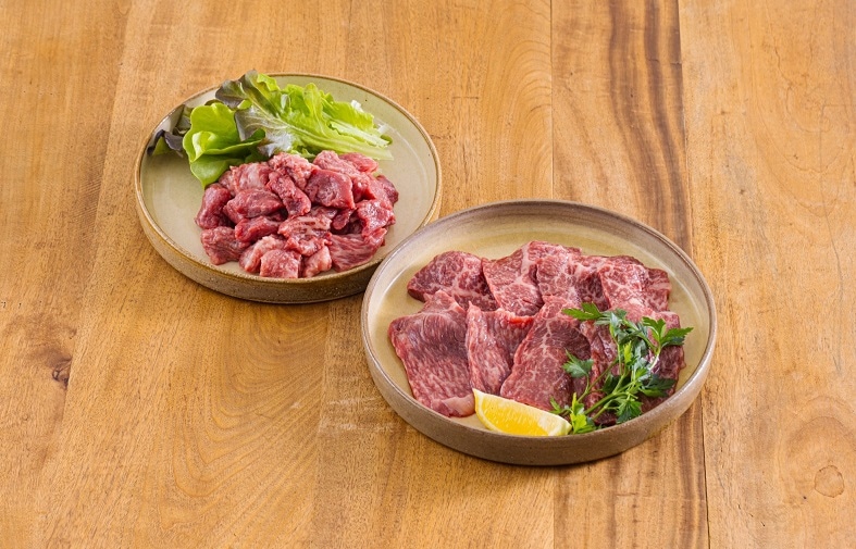 宮崎牛サイコロステーキ＆牛カツセット　700ｇ
