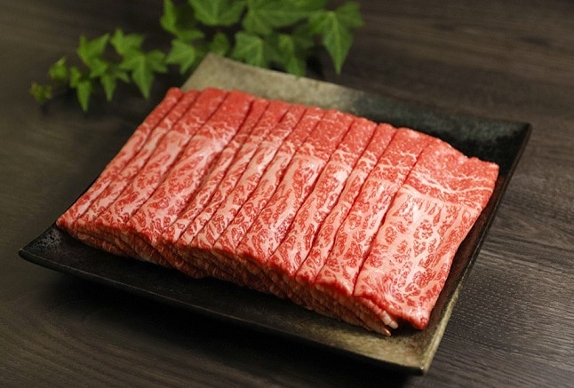 宮崎牛すき焼き・しゃぶしゃぶ用ももスライス　700g