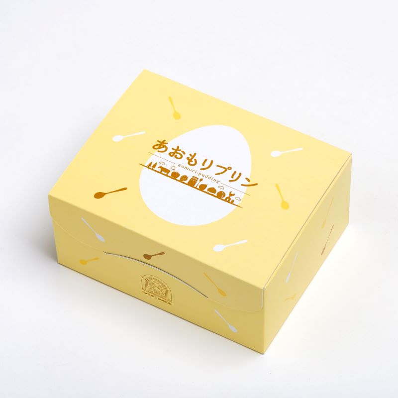 あおもりプリン(プレーン・りんご)各3本セット