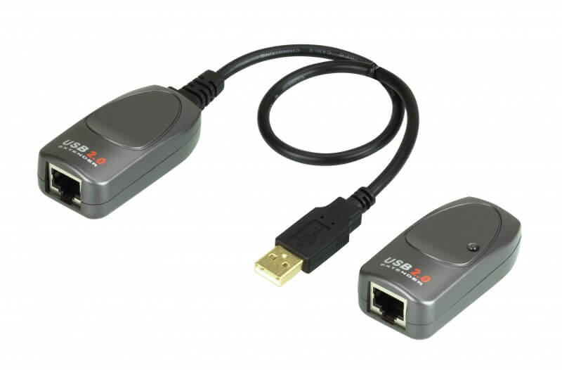 USB2.0ツイストペアケーブルエクステンダー（最大60m延長） UCE260