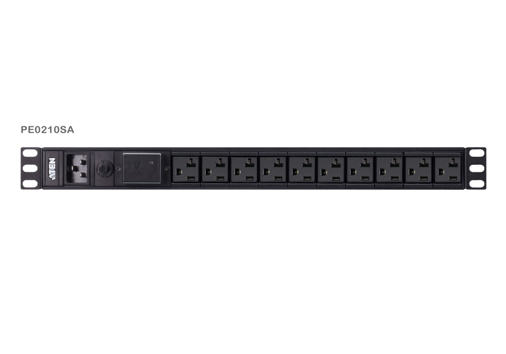 ラックPDU（1U/20A/10ポート/サージ保護回路付き） PE0210S | Shop
