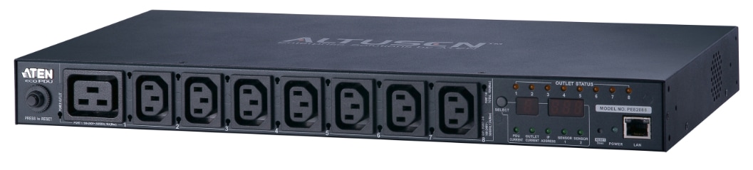 エネルギー管理機能搭載 8ポート eco PDU PE8208B | Shop ATEN | 高