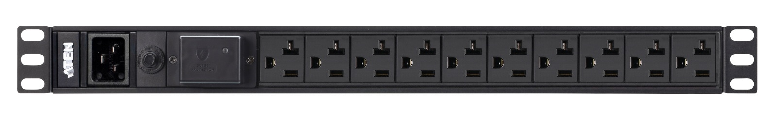 コンセントバー（1U/20A/18ポート/サージ保護回路付き） PE0218S