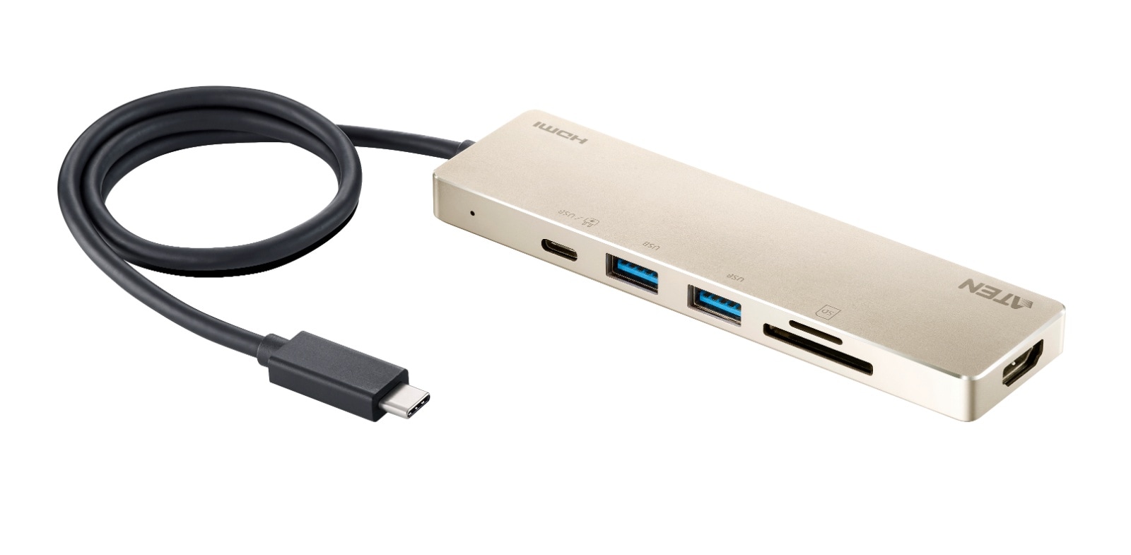 USB-C マルチポート ミニドッキングステーション（4K、電源パススルー