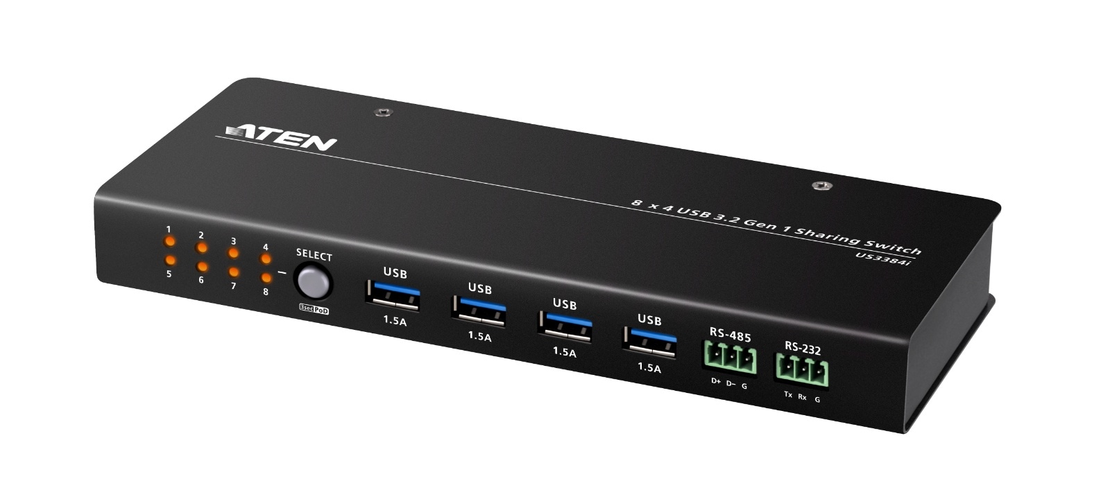 ダーツボード用USB変換器 Unidarts U2 8×4ポート USB3.2 Gen1 業務用デバイス共有器(4入力) US3384i