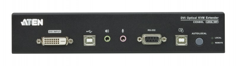 【未使用】ATEN エイテン 光ファイバーKVMエクステンダー CE680 Amazon | ATEN USB DVI 光ファイバーKVMエクステンダー（1,920