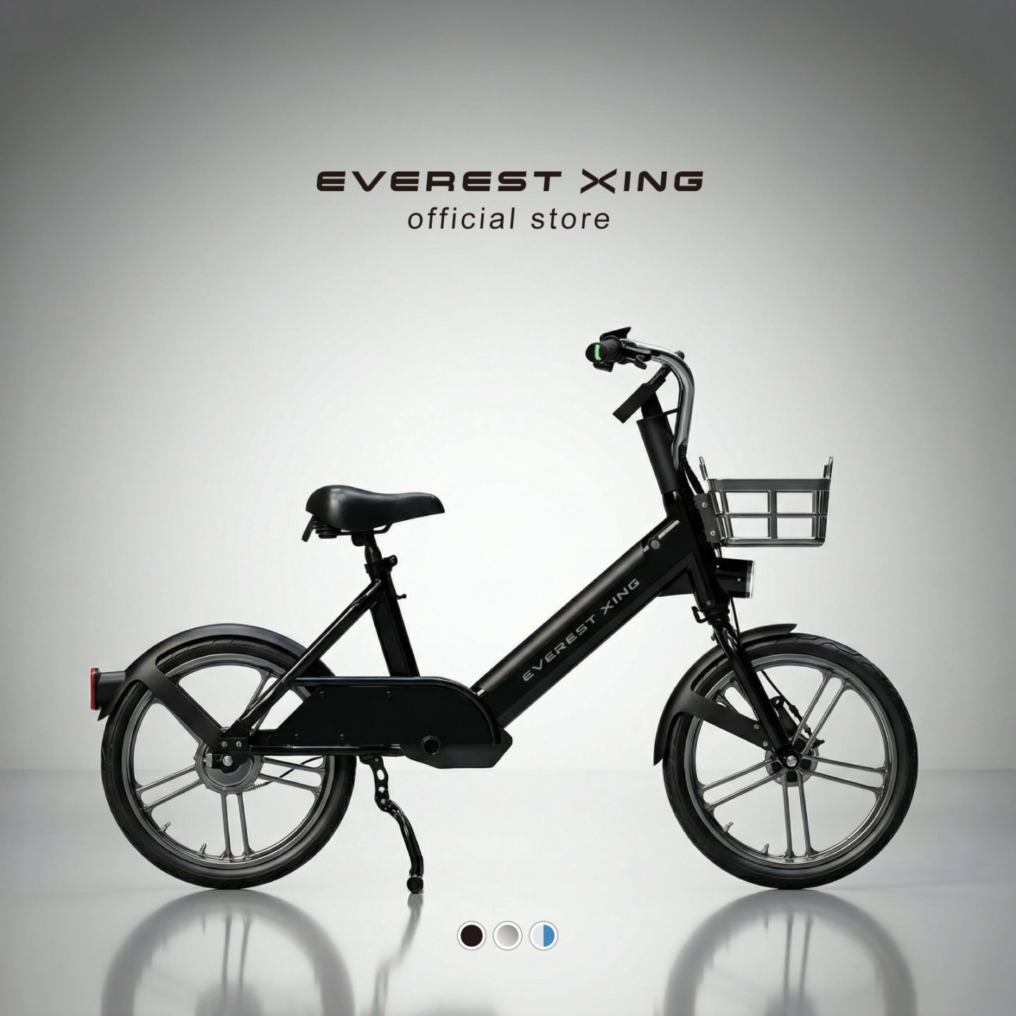 特定小型原付 自転車型 EVEREST XING CITY 免許不要 公道走行可能 防水