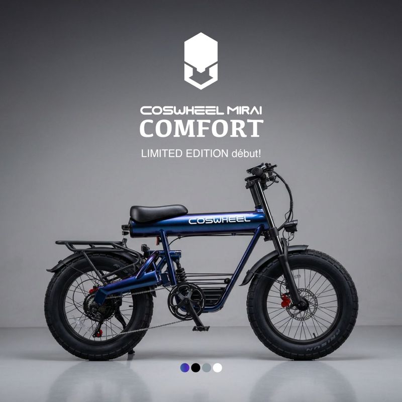 ��OUTLET SALE����2025 MODEL COSWHEEL MIRAI COMFORT ��ư�������ȼ�ž�� e-bike