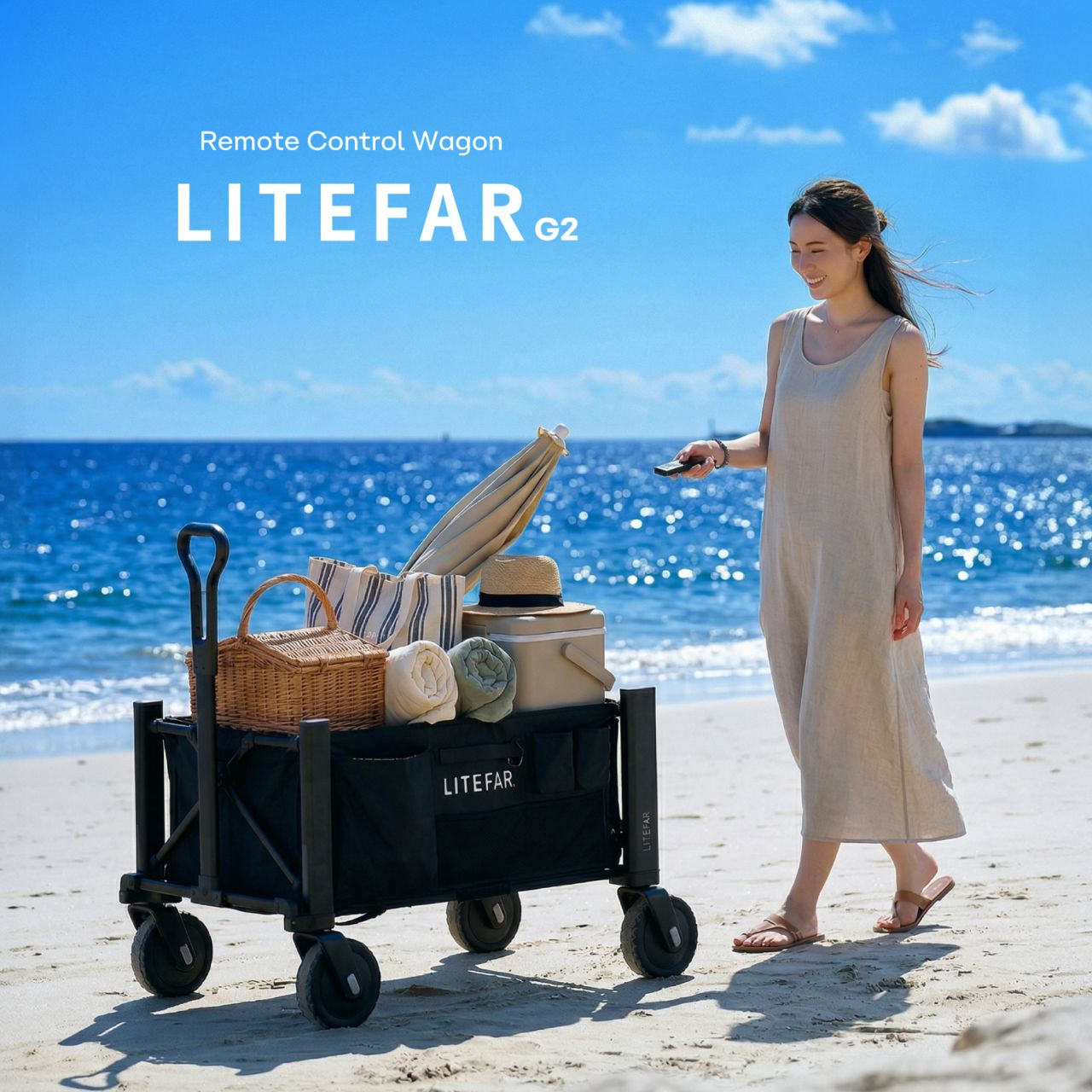 LITEFAR G2｜リモコン式 電動キャリーワゴン