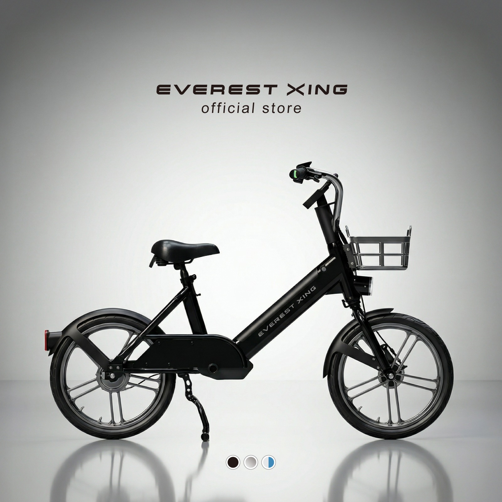 特定小型原付 自転車型 EVEREST XING CITY 免許不要 公道走行可能 防水