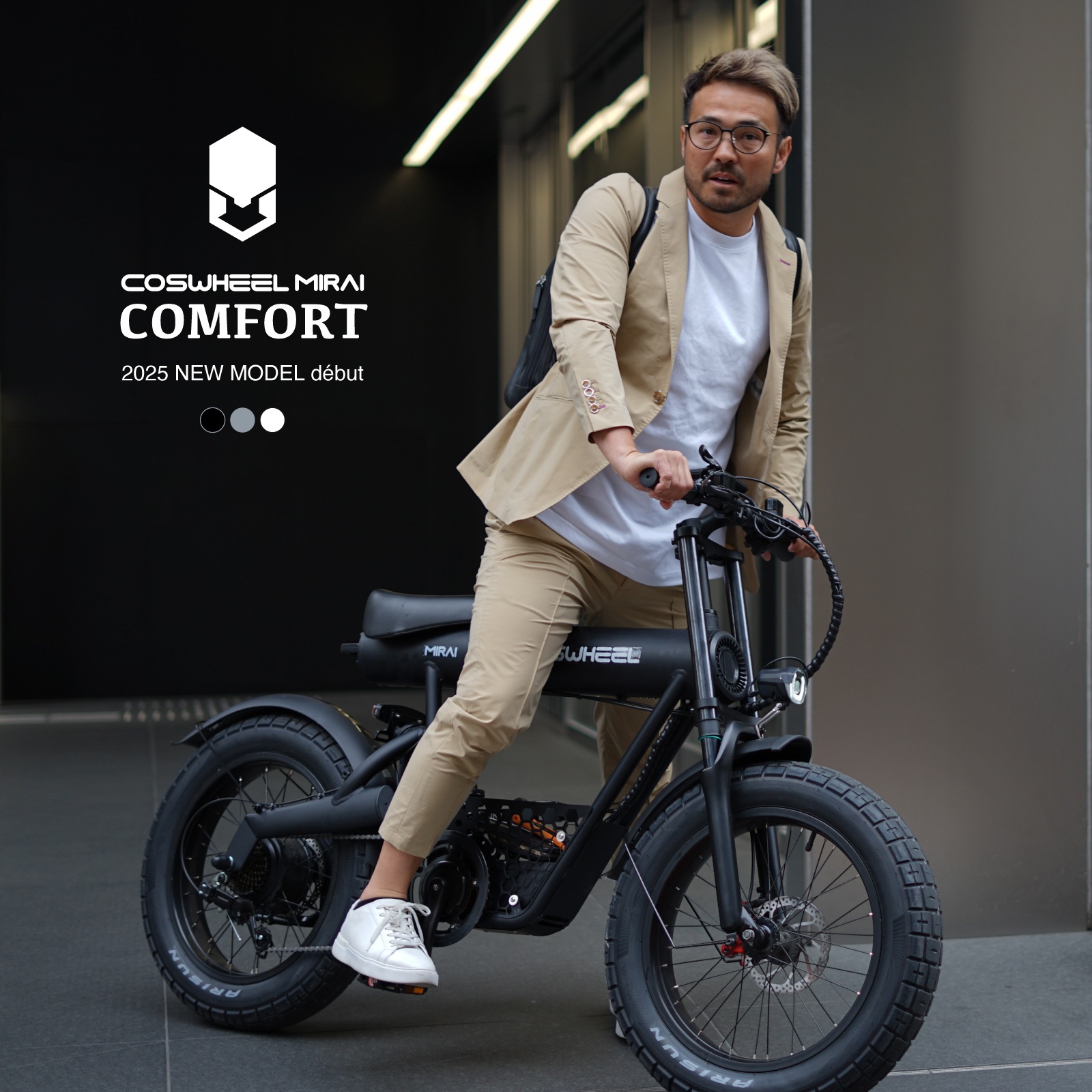 ��OUTLET SALE����2025 MODEL COSWHEEL MIRAI COMFORT ��ư�������ȼ�ž�� e-bike